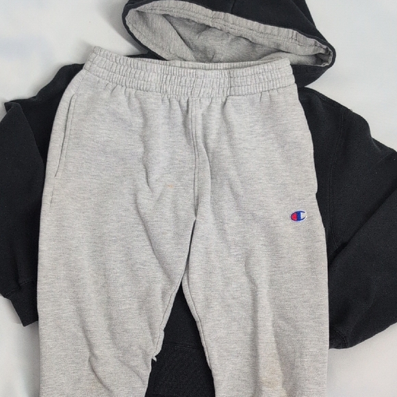 Champion Kids Black and Gray Hoodie - Picture 5 of 5